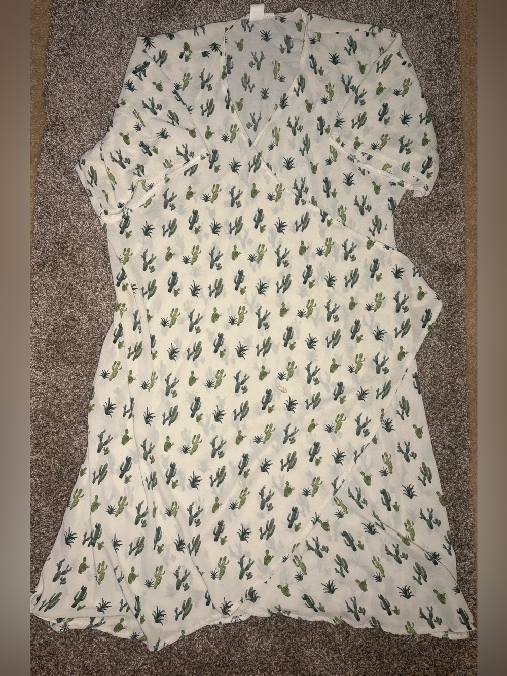 Giddy Up Glamour Summer Cactus Women's size L/XL Cardigan - Picture 2 of 7
